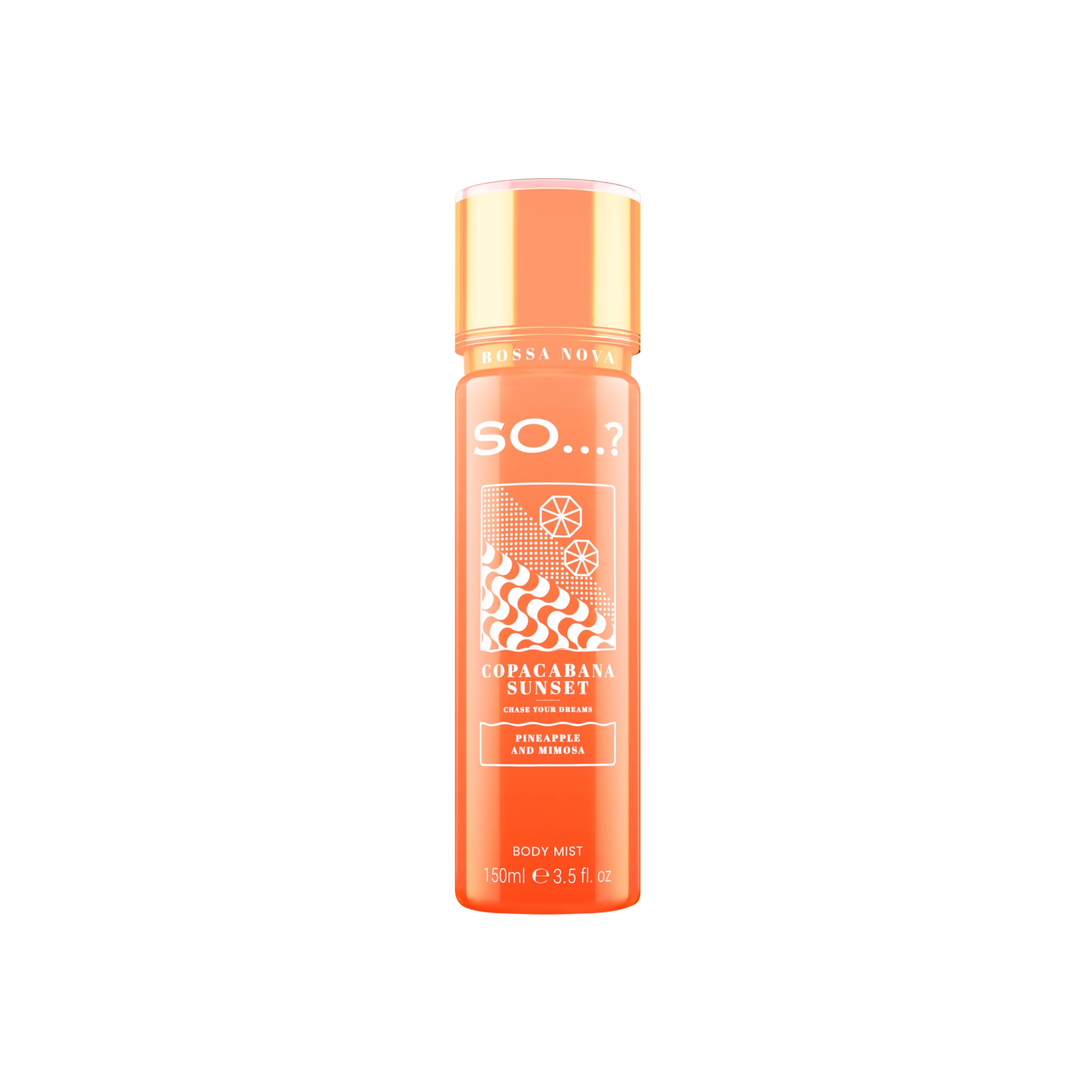 So…? Bossa Nova Womens Copacabana Sunset Body Mist Fragrance Spray, 150ml​