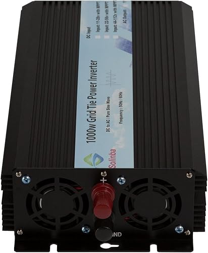 Miniatura 19 de Inversor solar de lazo de rejilla 500w DC11-28v a AC90-130v para sistema solar 12v