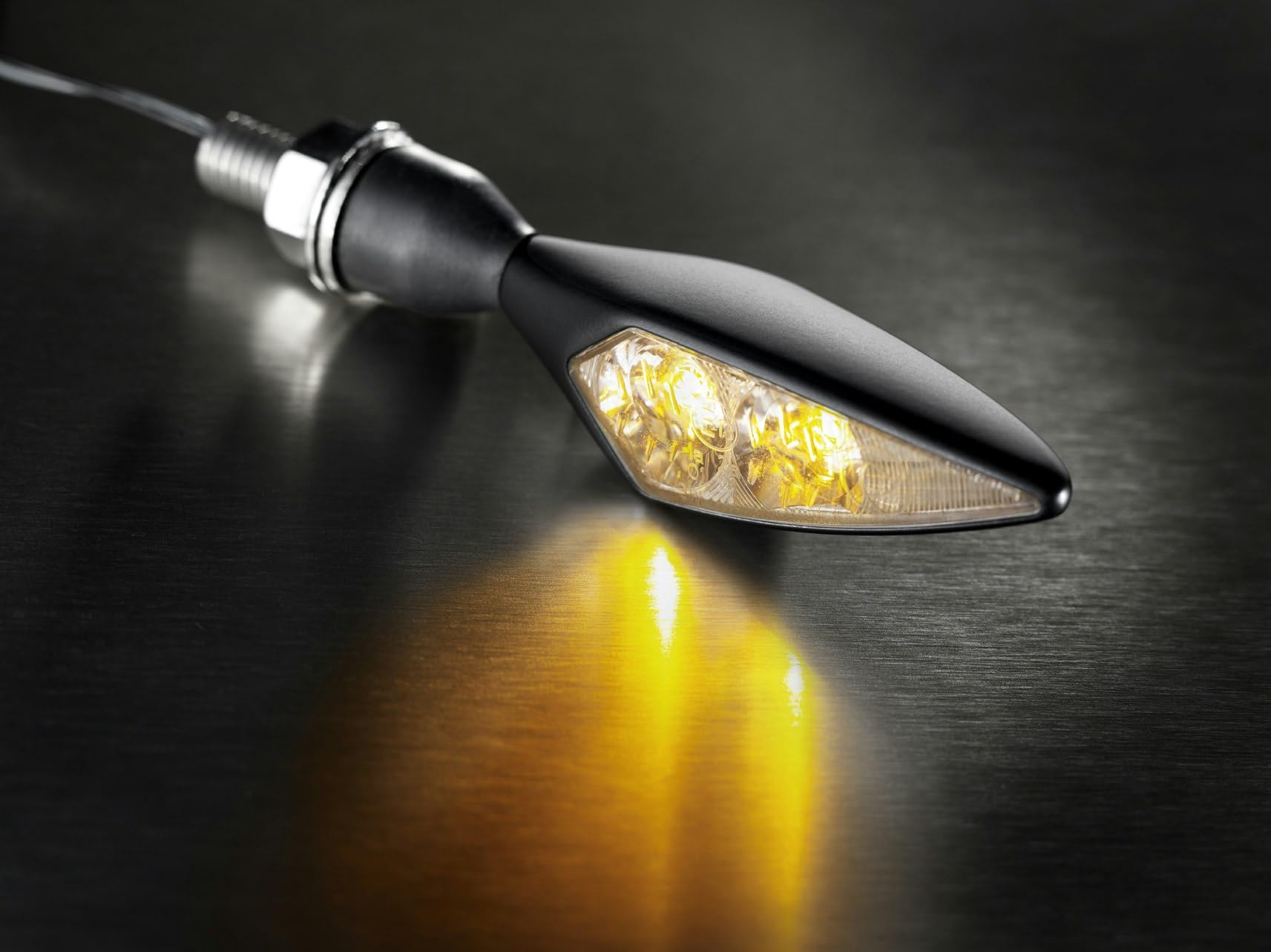 Kellermann Motorrad Blinker E geprüft micro 1000 Rhombus Extreme Blinker schwarz VR/HL, andere