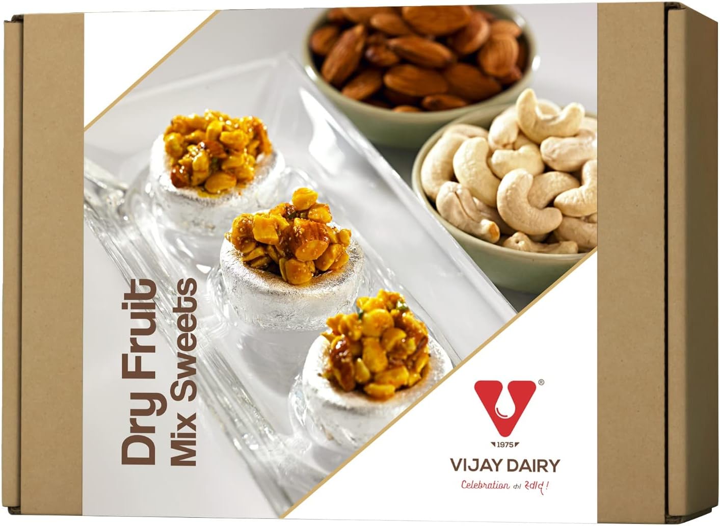 VIJAY DAIRY | Dryfruit Mix Sweets (250 GM)