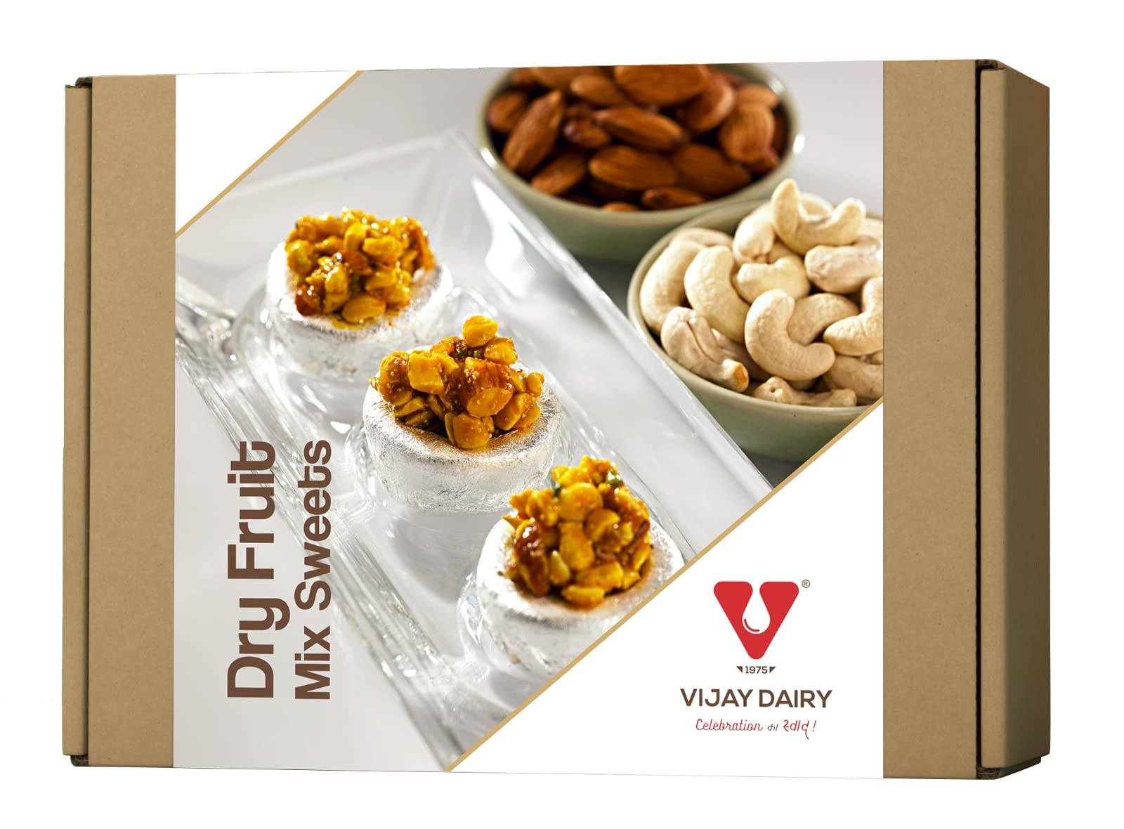 VIJAY DAIRY | Dryfruit Mix Sweets (250 GM)