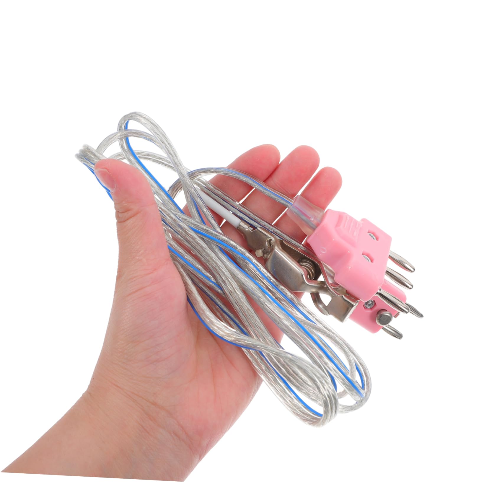Yardwe Professionelles Fechtkabel für Degen und Fechtsportausrüstung mit Universeller Kompatibilität Edelstahl und Kunststoff Rosa für Training und Wettkampf