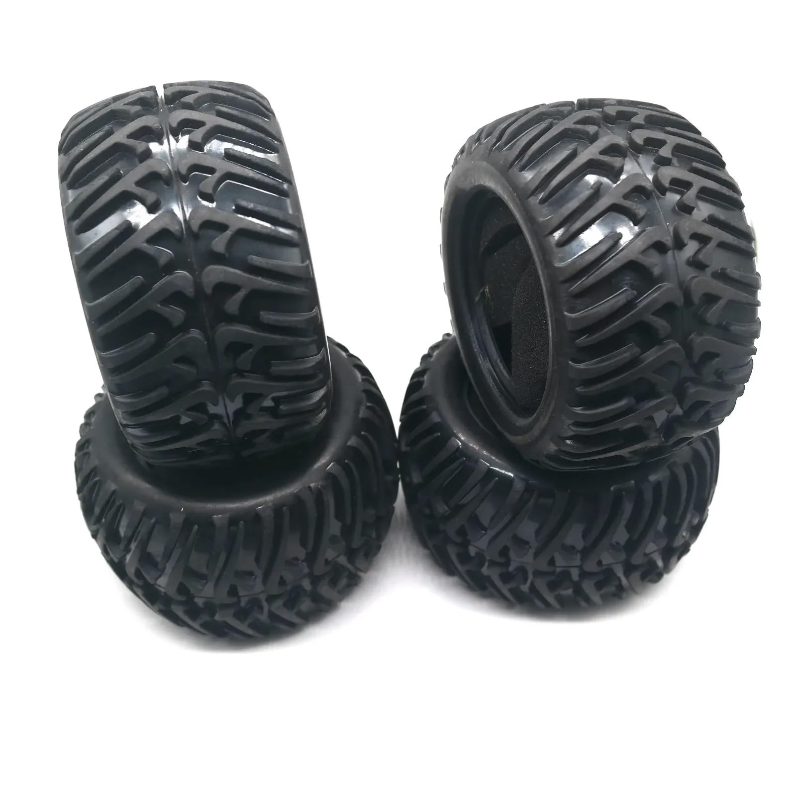 para HSP 94111 94188 1/10 4 Uds Neumáticos Llanta Piel 115MM 125MM Accesorio Modelo Reemplazo Modificado Reemplazar Orugas Mejoradas Piezas NeumáTicos RC