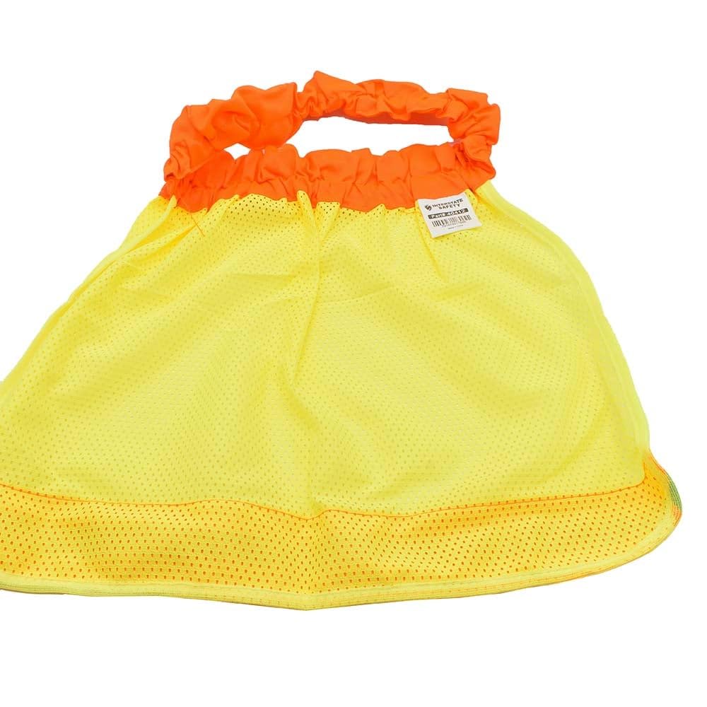 Interstate Safety 40412 Neck Shield/Shade - High Visibility LIME Color with Reflective Tape