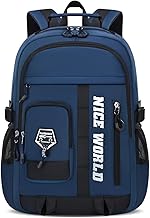 Boys Teenager Backpack - School Bag Boys College High School Large Capacity 29L - Modern Waterproof Lightweight School Backpack 10-22 Years for School, Travel, Christmas, Blue, Daypack