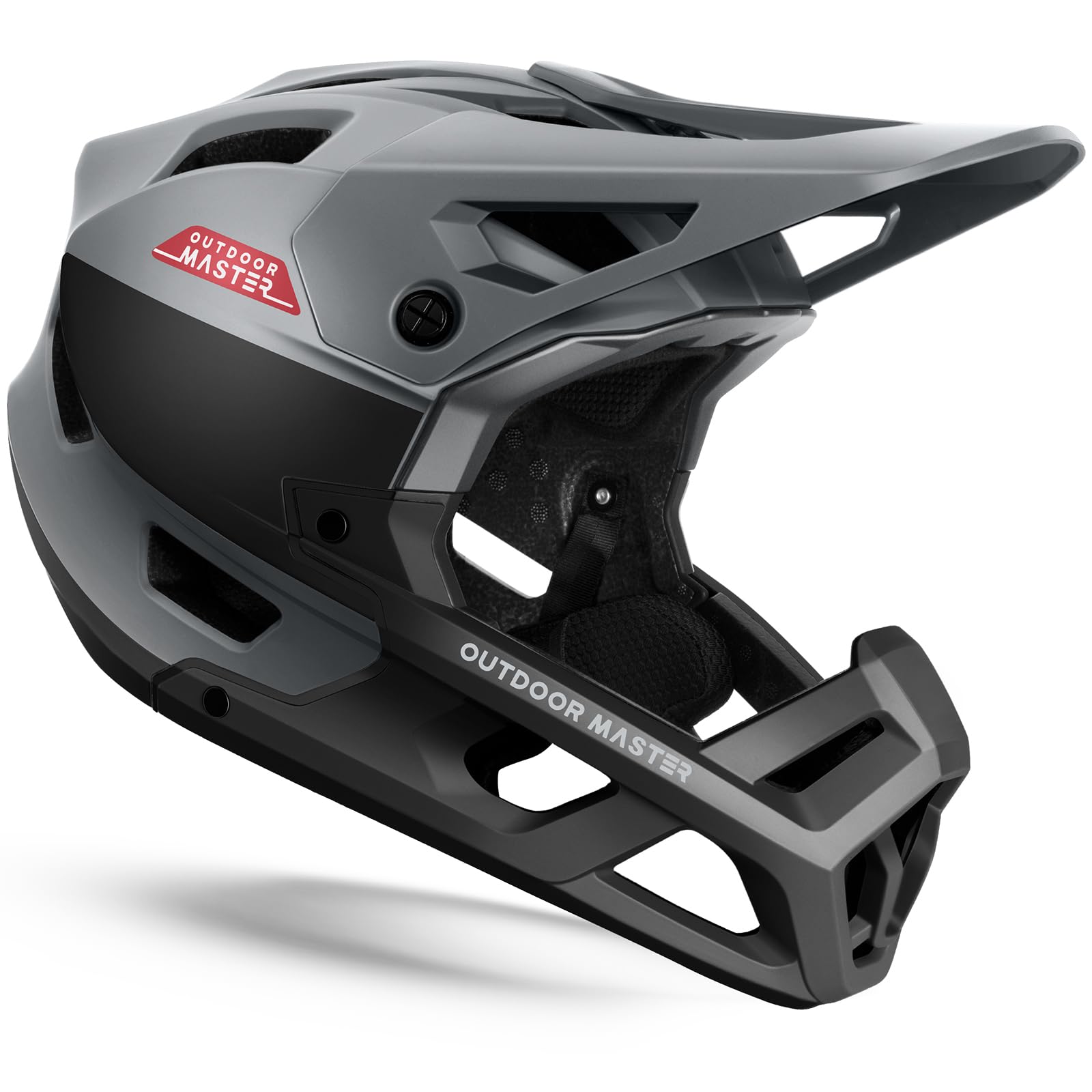 OutdoorMaster Full Face Mountain Bike Helmet, Lightweight for BMX/DH