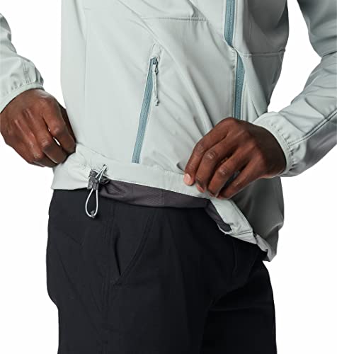 Image of Columbia Men Omni-Shield Tall Heights Hooded Softshell Hiking and Trekking Jacket
