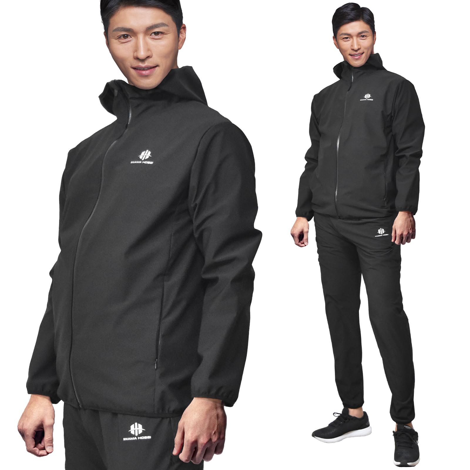 Amazon.co.jp: [IWAMA HOSEI] サウナスーツ サウナ スーツ メンズ 男性