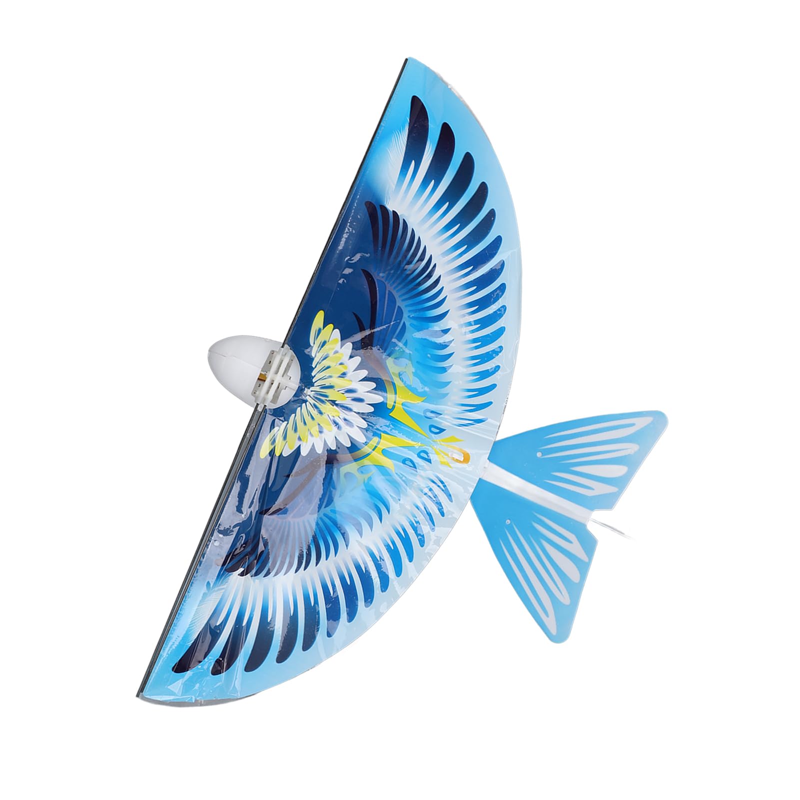 JAOCDOEN Self Flying Toy USB Port Blue 75mah LED Colorful Light Electronic Flying Bird Toy for Boys and Girls