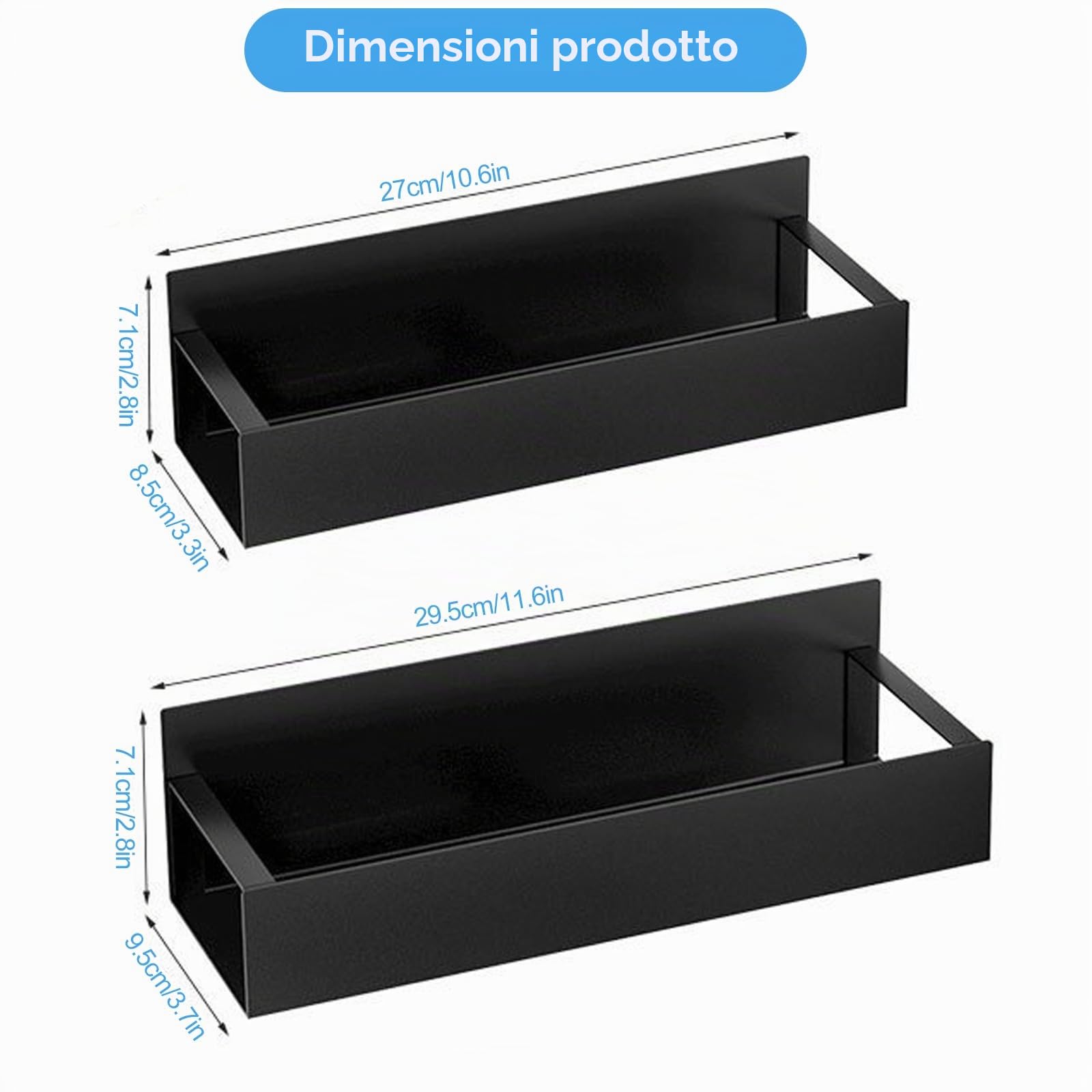 Les-Theresa 4 supporti da parete per bomboletta aerosol, supporto per aerosol magnetico, organizzatore di vernice aerosol a due dimensioni, per garage, locali tecnici e aree di lavoro