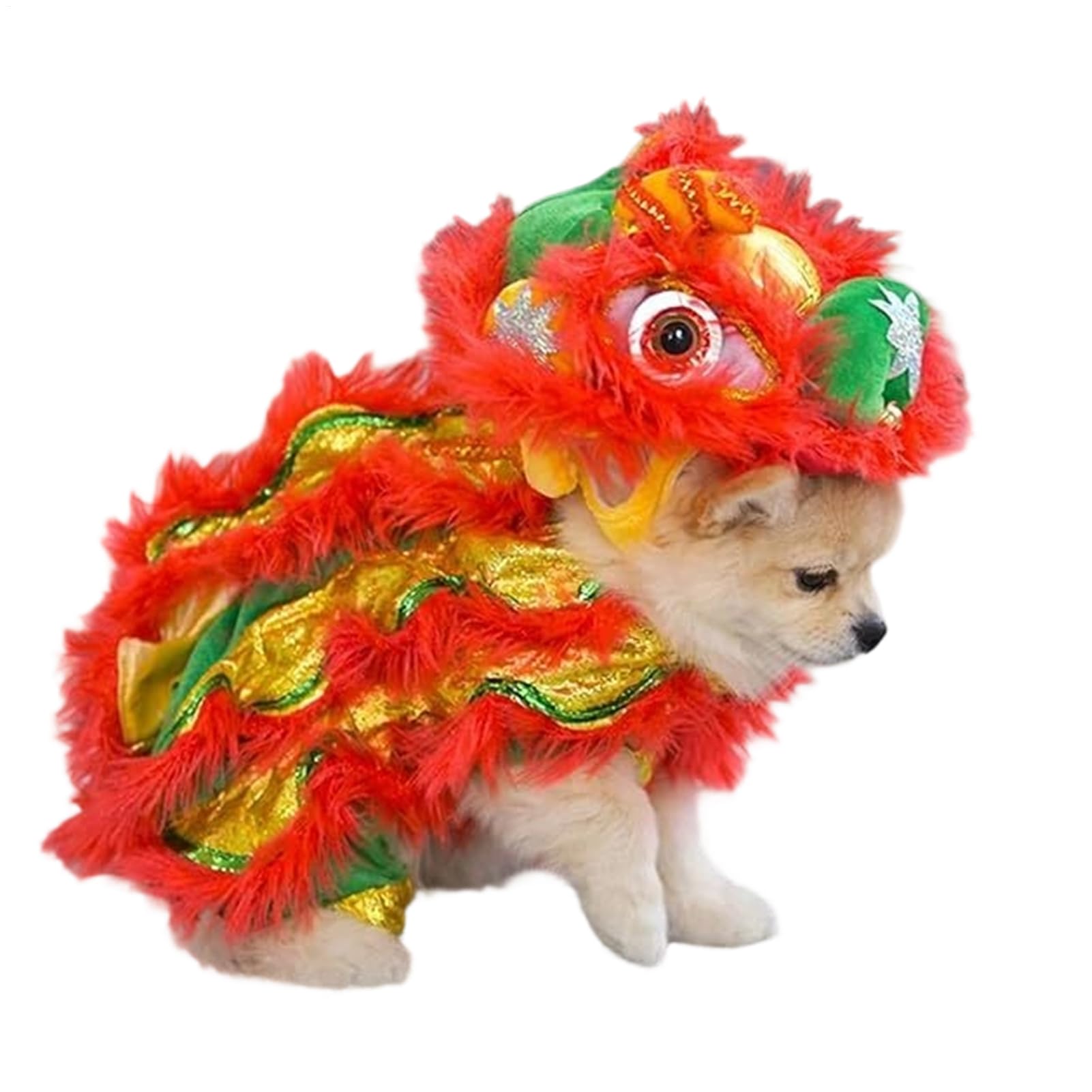 Mond-Neujahrs-Hundekostüm, Kätzchen-Cosplay-Outfits, Urlaubs-Hundekleidung, für , Themenpartys, Fotografen, Feiern, Parade, Familienfeiern, soziale Veranstaltungen, Park, Rasen
