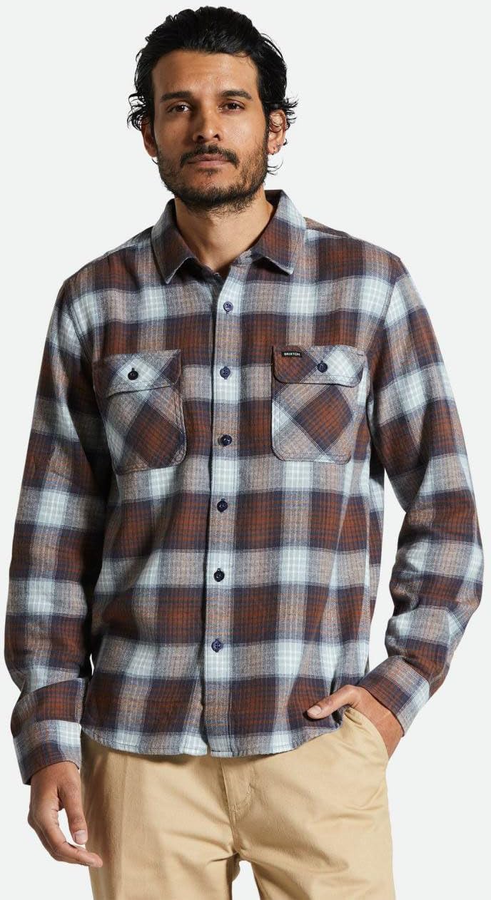 Bowery Lightweight Ultra Soft L/S Flannel - Charcoal/Black