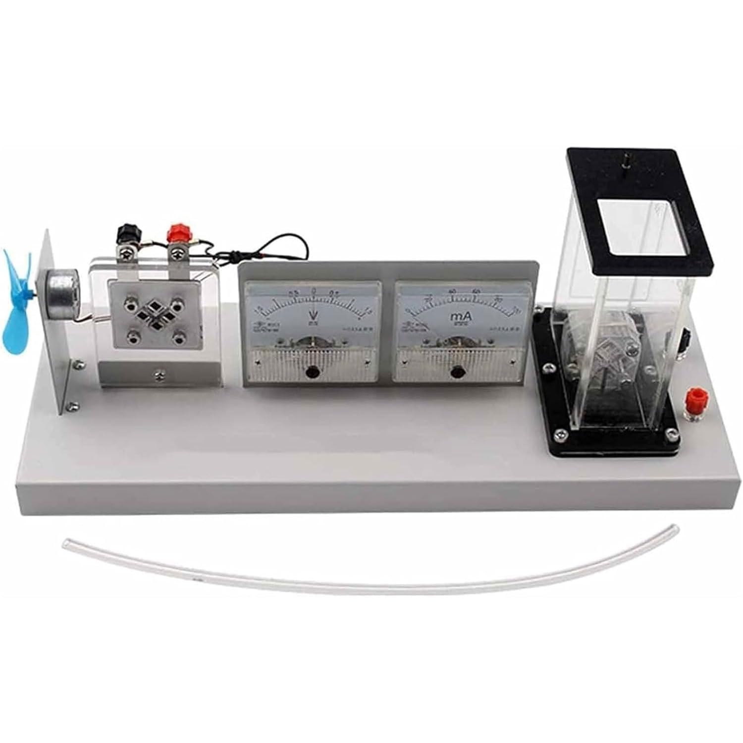 Cella a combustibile a idrogeno reversibile ed elettrolizzatore Esperimento di fisica ed elettricità Kit generatore di idrogeno e ossigeno Attrezzatura didattica Cella a combustibile a idrogeno
