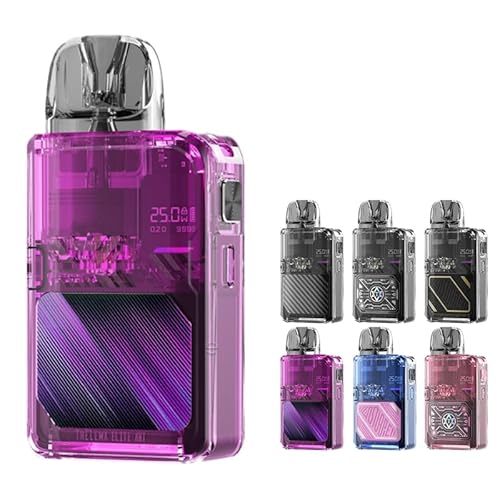 Lost Vape Thelema Elite Art 40 Pod Kit 1400mAh 3ml ���X�g�x�C�v �Z���} �G���[�g �A�[�g �|�b�h �d�q�^�o�R Vape �x�C�v �X�^�[�^�[�L�b�g �j�R�`���t���[ (Holo Purple)