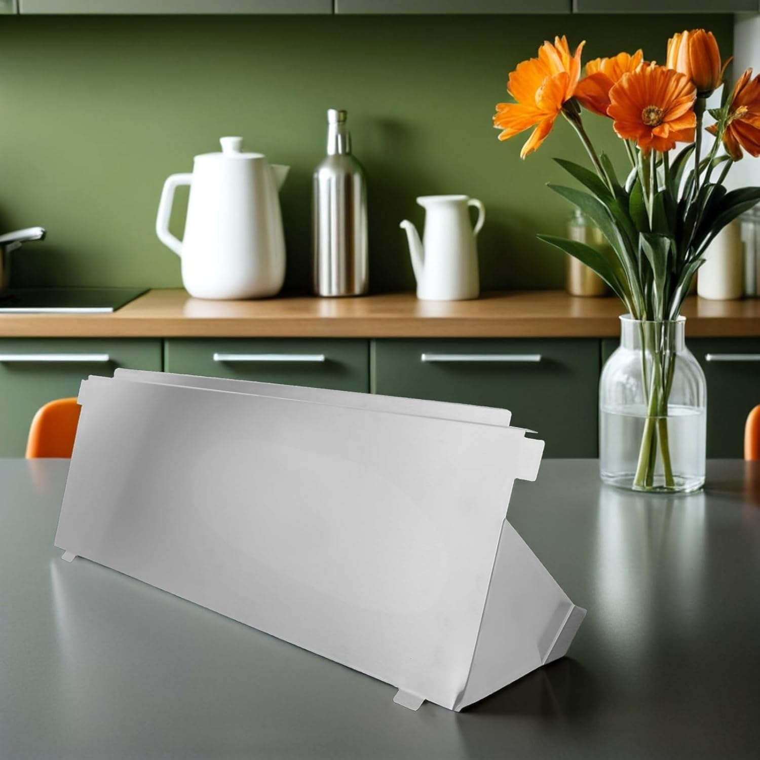 Popcorn Machine Baffle Accessory Stainless Steel Silver Replacement image 4