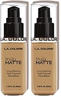 Vista 23 de Base mate L.A. COLORS Truly Matte, Cafe CLM360