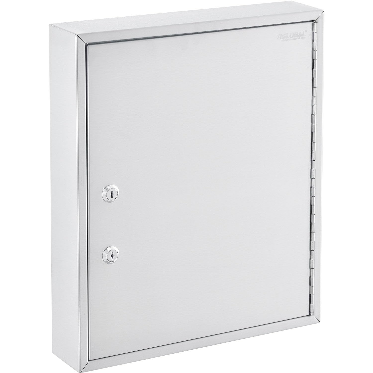 Global Industrial Stainless Steel Large Medical Security Cabinet with Double Key Locks