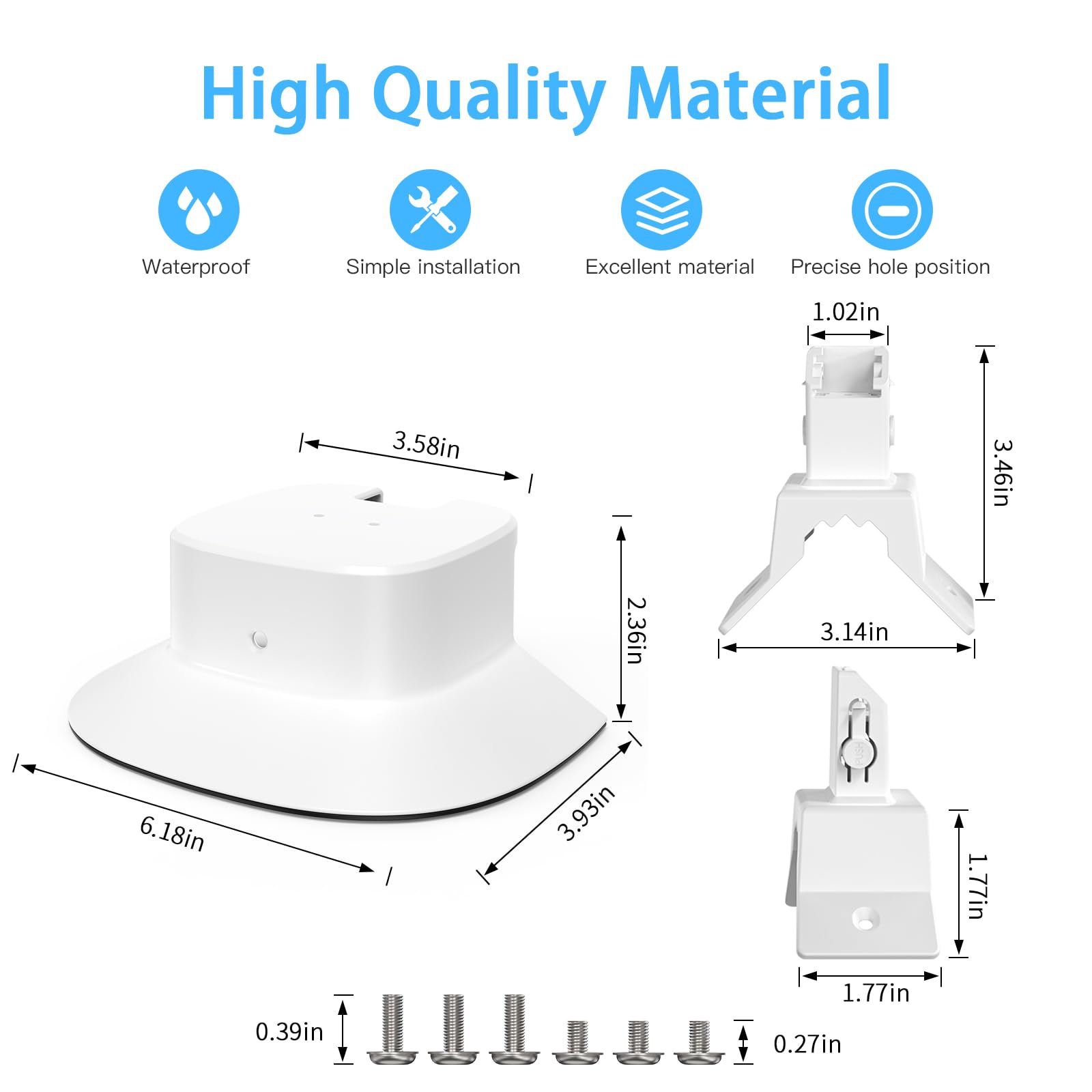 HOLACA Camera Mount for eufy Security SoloCam S340, 90° Wall Angle Bracket for eufy Security SoloCam S340 - Image 2