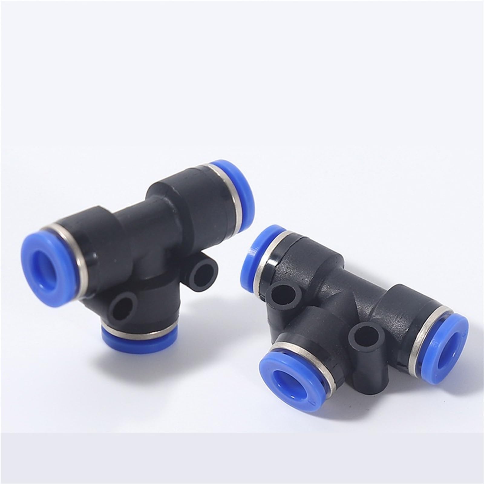 Conector de tubo de aire PE-8 resistente a la presión alta con sistema de triple vía rápida