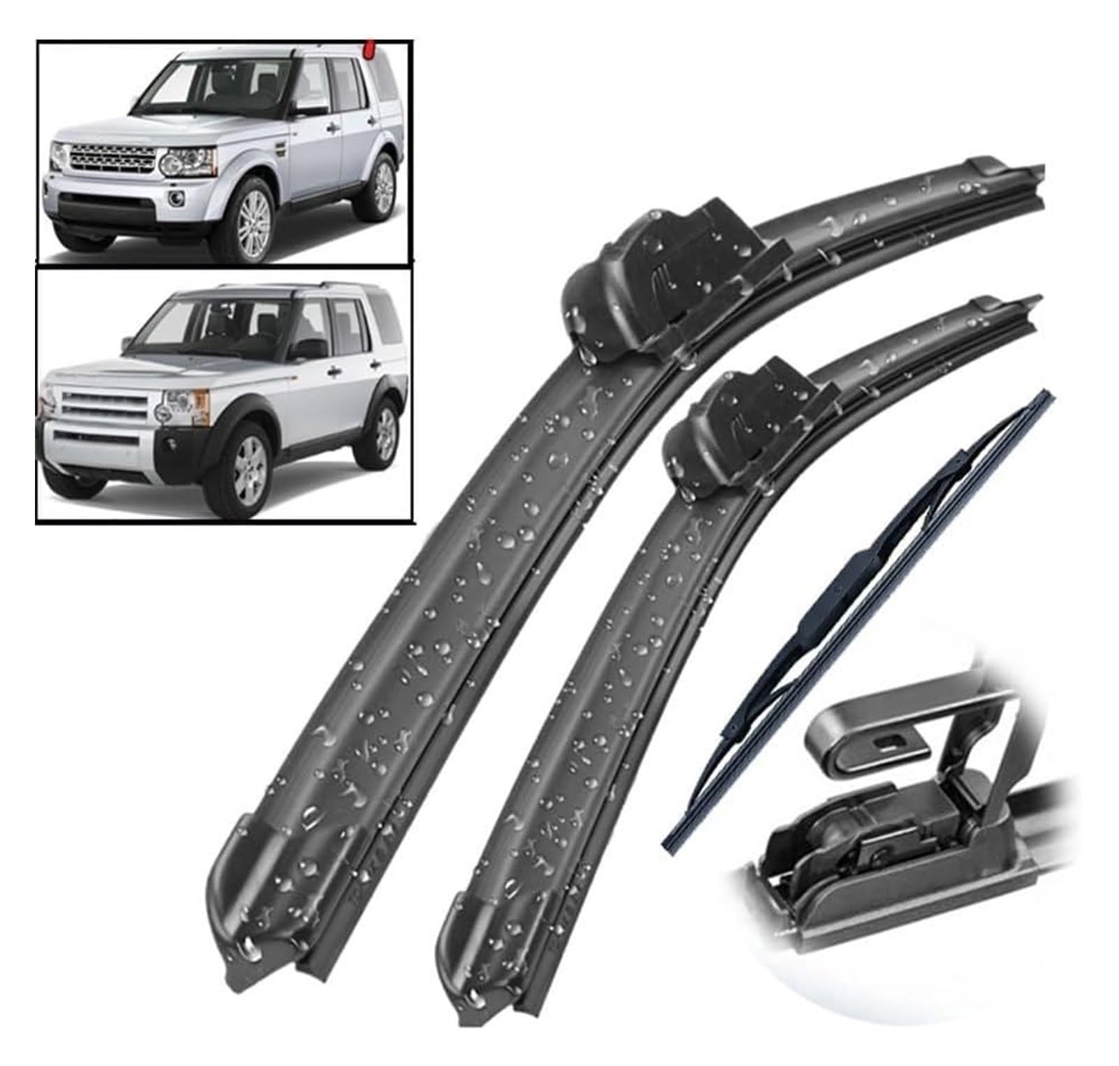 Spazzole Tergicristallo Per L&and R&over Per Discovery 3/4 2004-2016 Spazzole Tergicristallo Auto Anteriore Spazzole Posteriori Set Kit Parabrezza 22 "22" 16 "