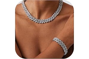 Diamond Cuban Link Chain Iced Out Necklace
