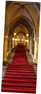 VOSAREA Adesivo De Porta Adesivos De Parede Arcos Adesivo De Porta De Arte Decalques De Porta De Quarto Adesivos De Porta Decorativos Adesivo De Porta De Edifício Retrô Adesivo De Porta