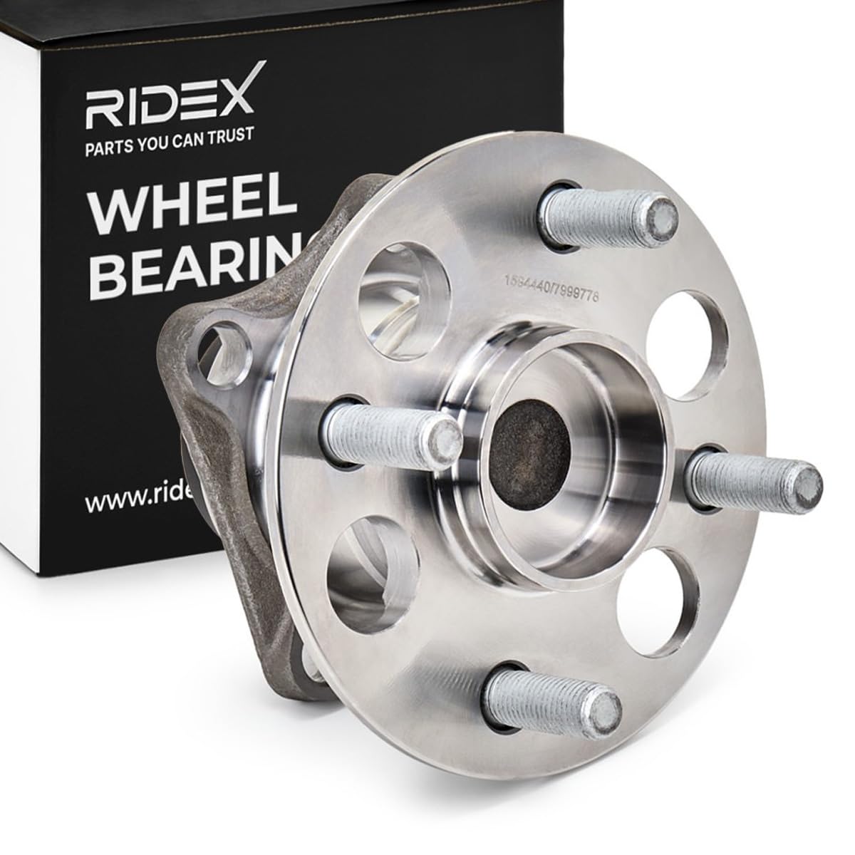 RIDEX 654W0273 Kit cuscinetto ruota Posteriore Cuscinetto ruota integrato nel mozzo Compatibilità con TOYOTA Yaris Hatchback P9