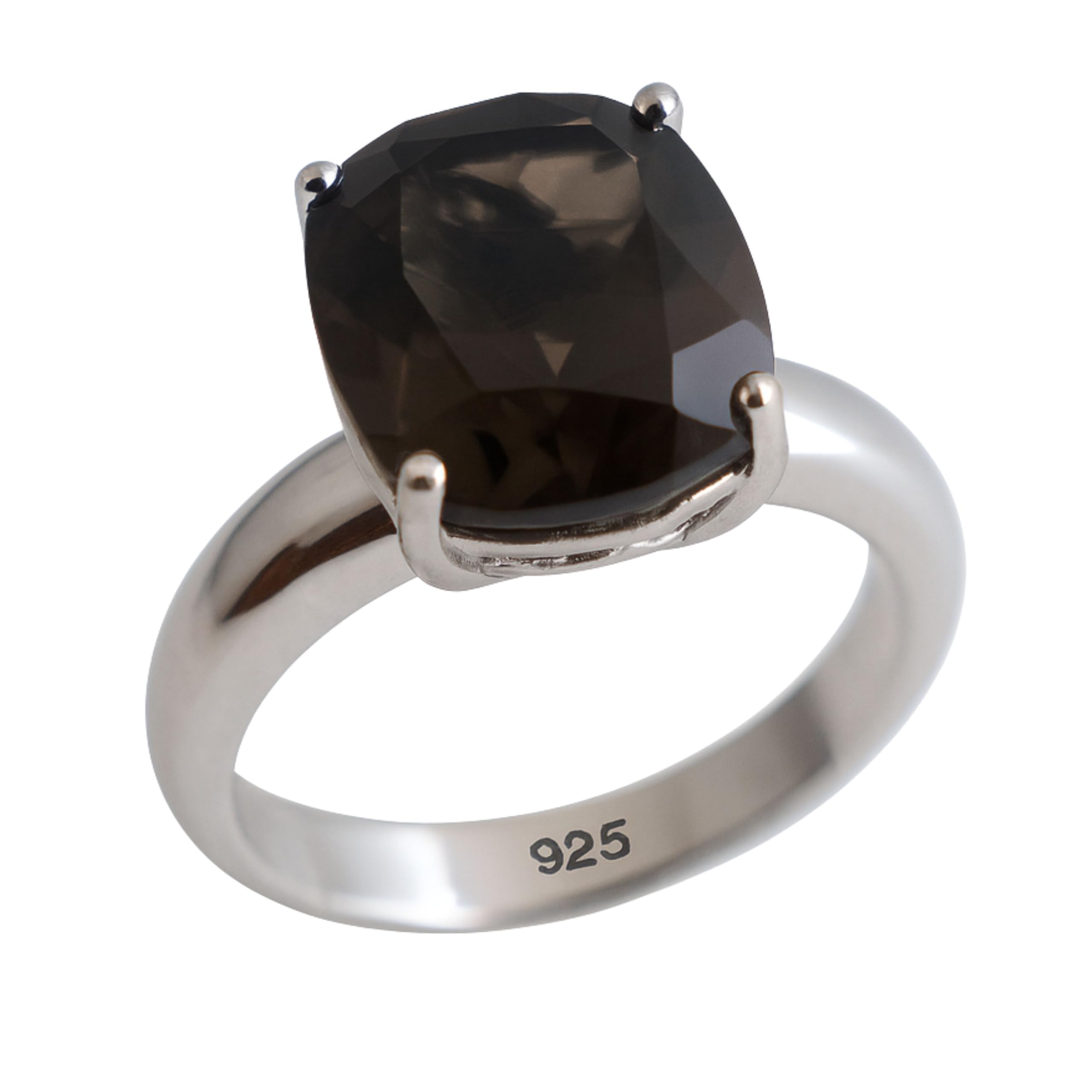 Rauchquarz Sterling Silber Ring