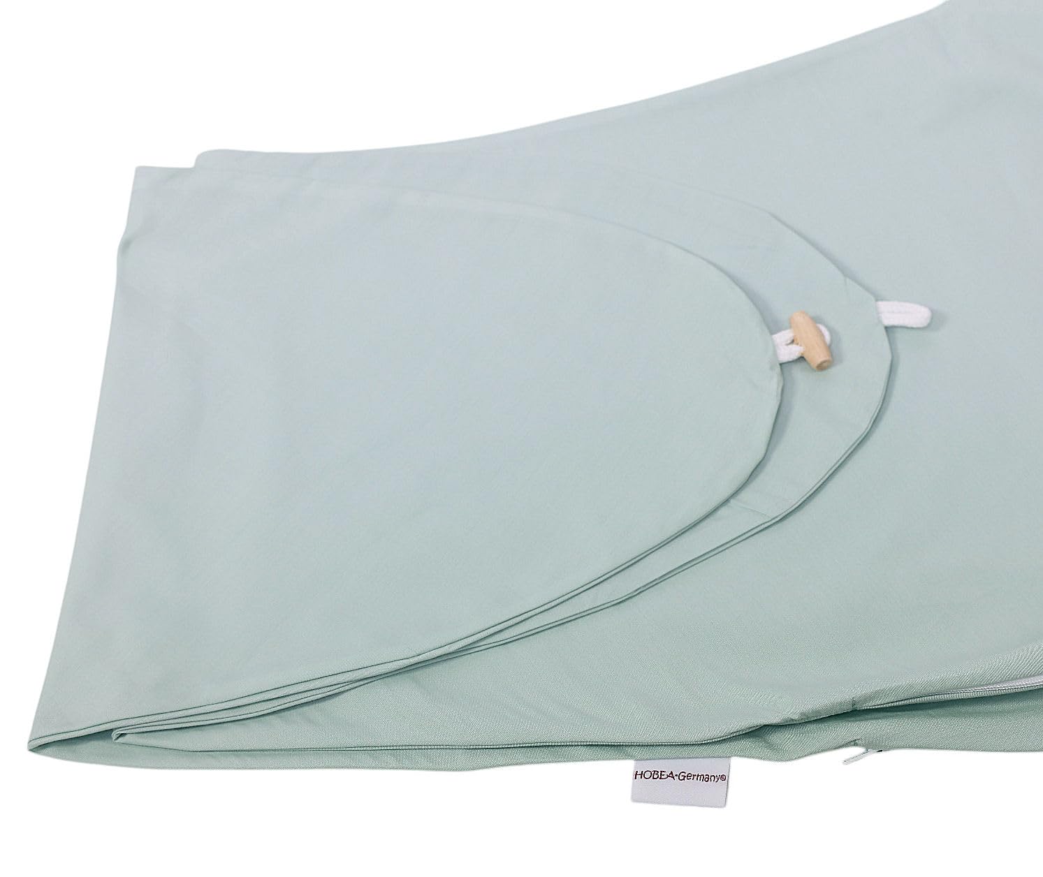 HOBEA-Germany Funda de Almohada de Lactancia para Cojines de Lactancia 190cm diseños (Muselina Topo) — view 111
