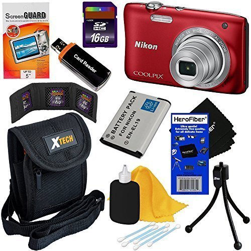 Herofiber Nikon Coolpix S2900 20 1mp Digital Camera With 5x