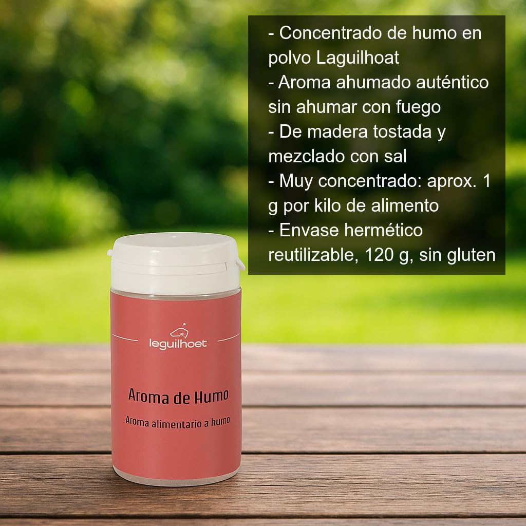 Concentrado de humo - 120 g - Ideal para darle Aroma y Sabor Ahumado a Tus Comida