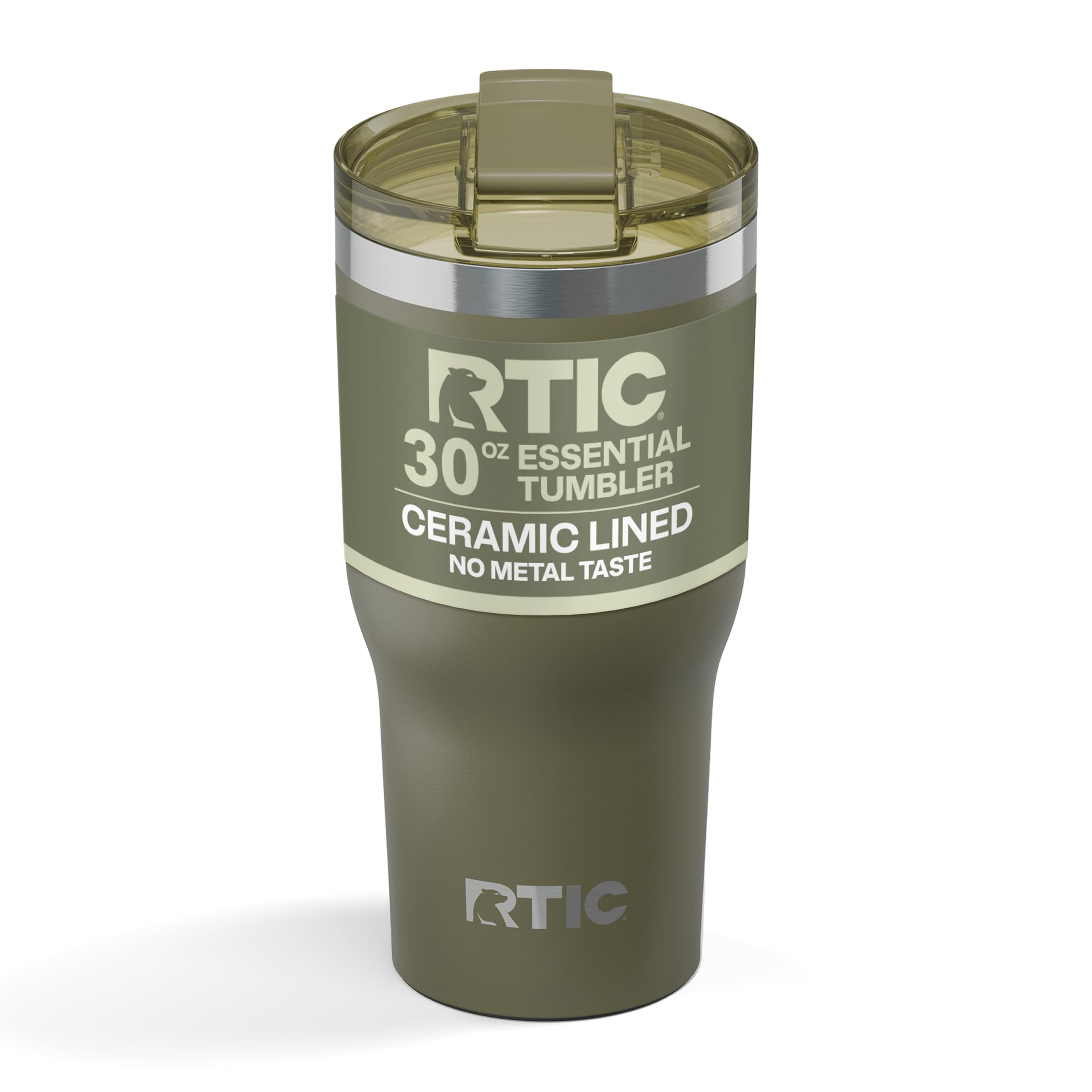 30oz Essential Tumbler with Lid, Ceramic Lined, Olive