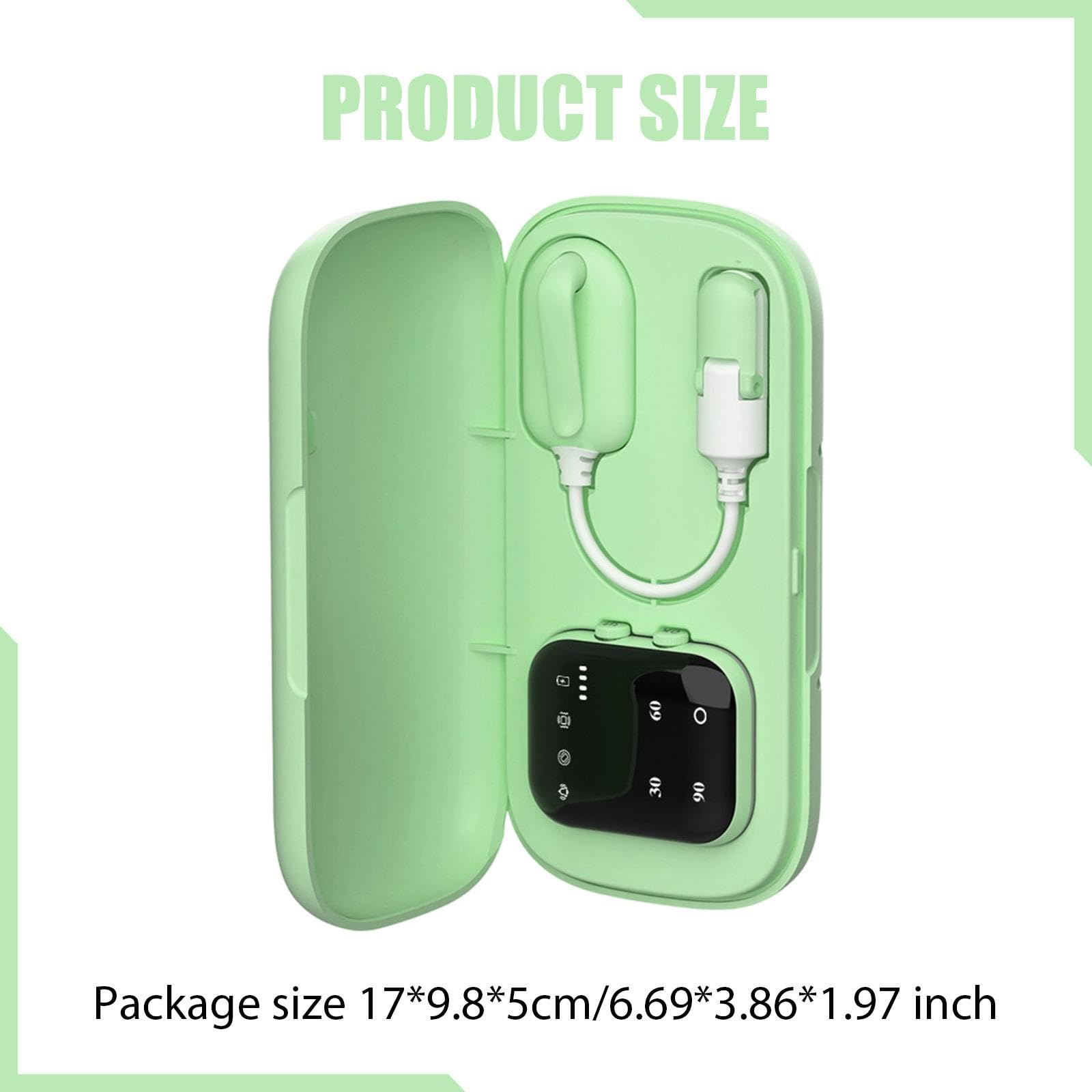 Alarma inalámbrica para enuresis, alarma de con receptor, entrenamiento para ir al baño para niños y mayores, Verde
