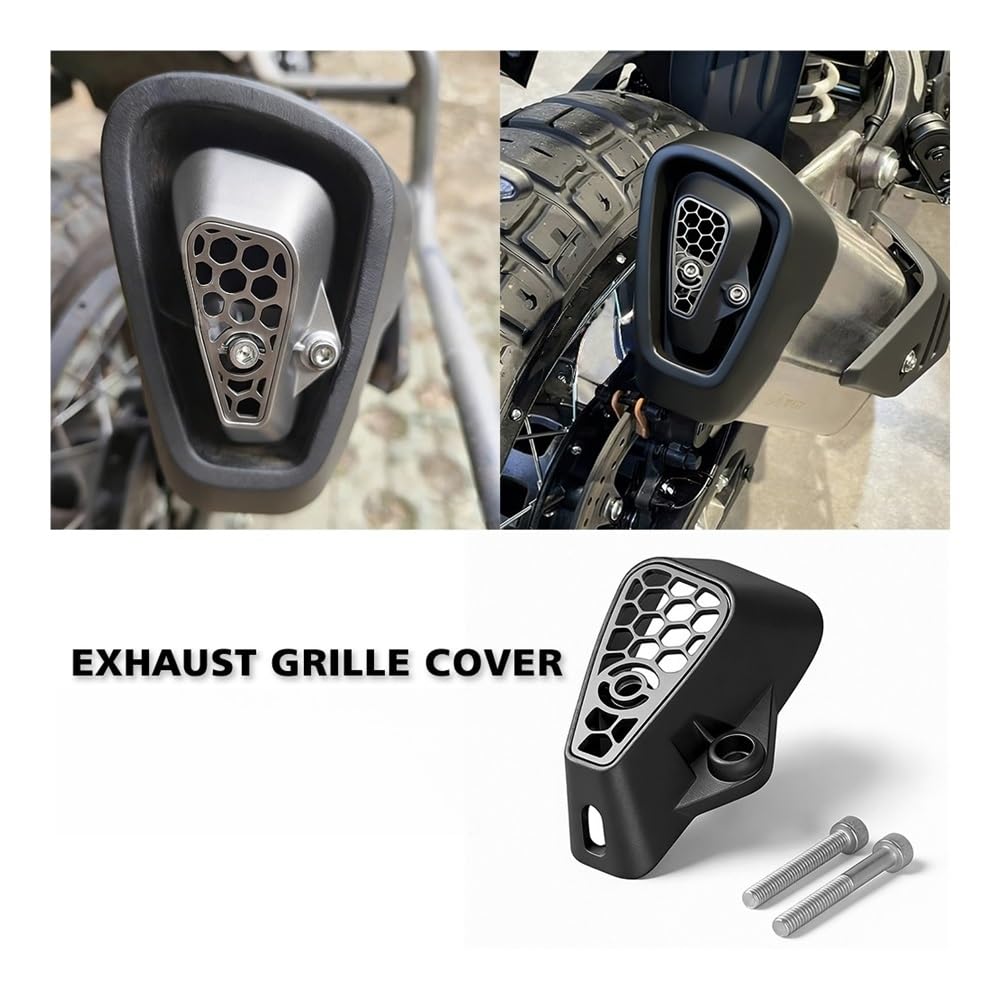 Marmitta Protezione Parti Di Modifica Del Cappuccio Termico Della Coda Decorativa Copertura Protettiva Tubo Griglia Scarico Motociclo Per 450MT 450 MT