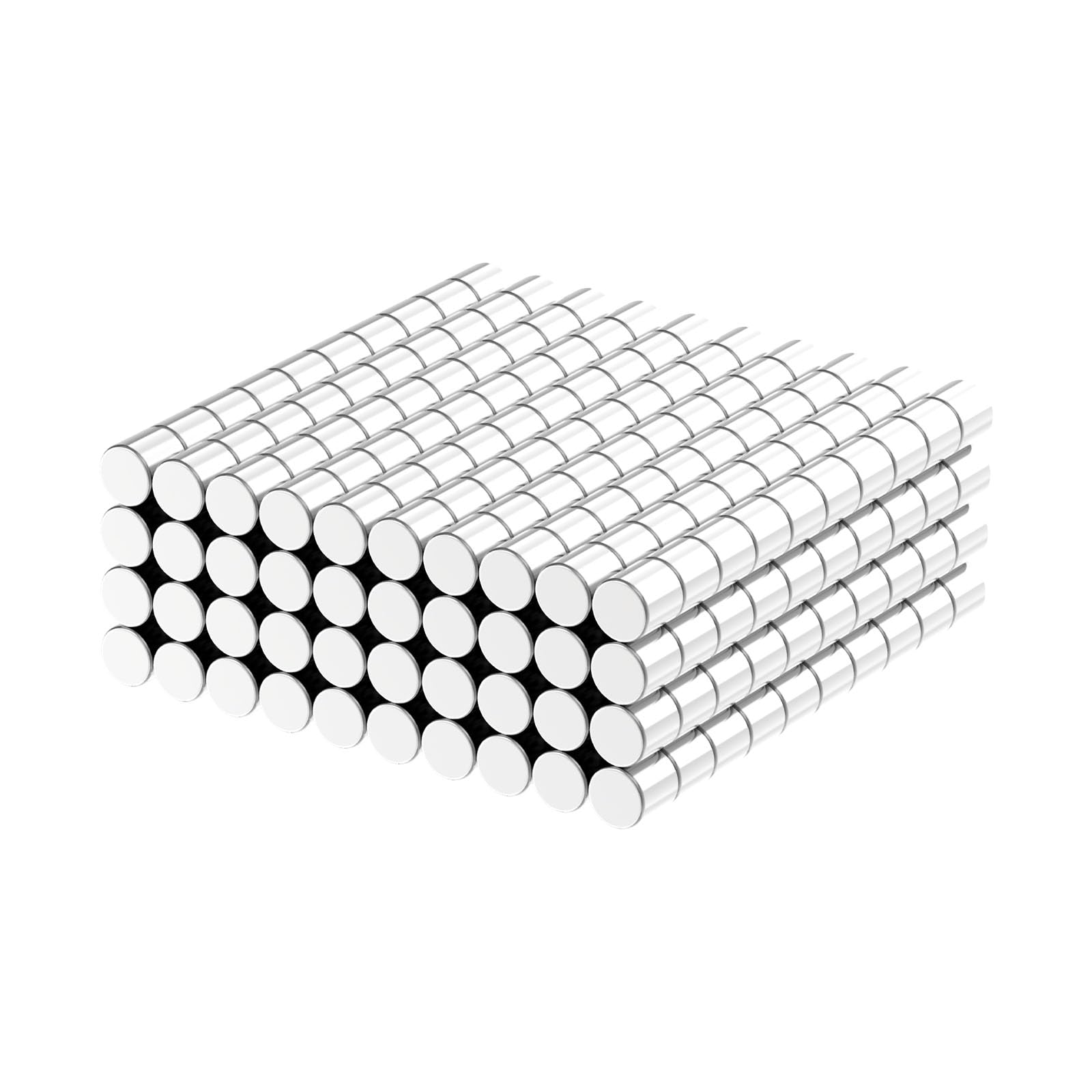 Tiny Rare Earth Magnets, 1/8" D x 1/8" H - 400 Pack, Mini 1/8 Inch Cylinder Neodymium Disc Magnet for Fridge & Industrial Use