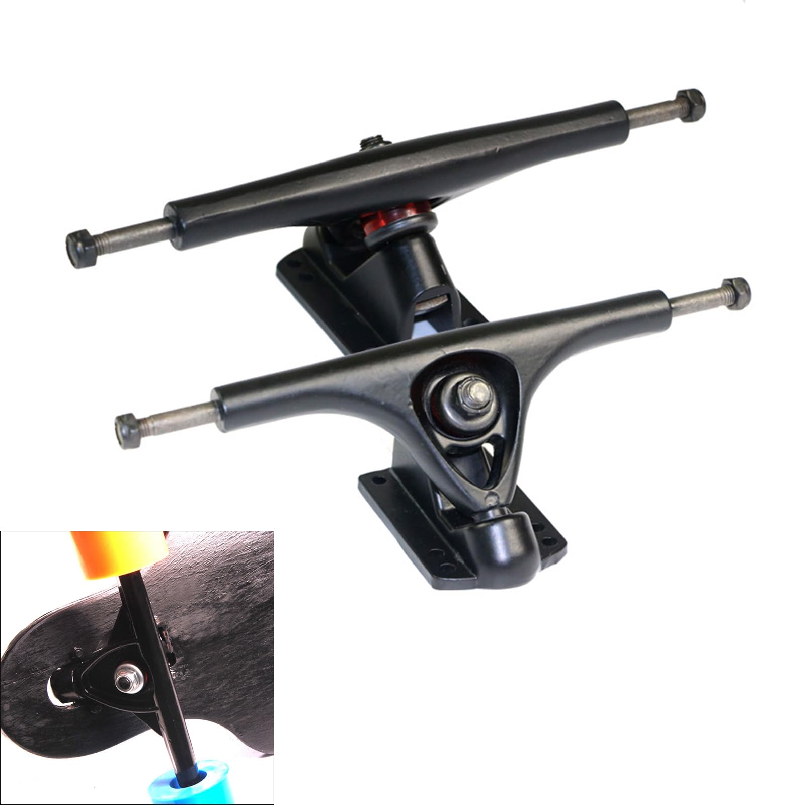 Planche à roulettes électrique régulable, double moteur, aluminium, magnésium, trucks pour activités de plein air, spectacles, accessoires de skateboard