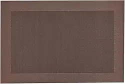 Mimo Style Lugar Americano Classic na Cor Marrom 45x30 Para Mesa, Cozinha e Sala de Jantar