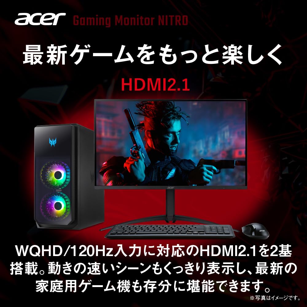 美品 Acer Nitro XV275UP3 27インチMiniLED WQHD 51-1H5qBmOL.jpg