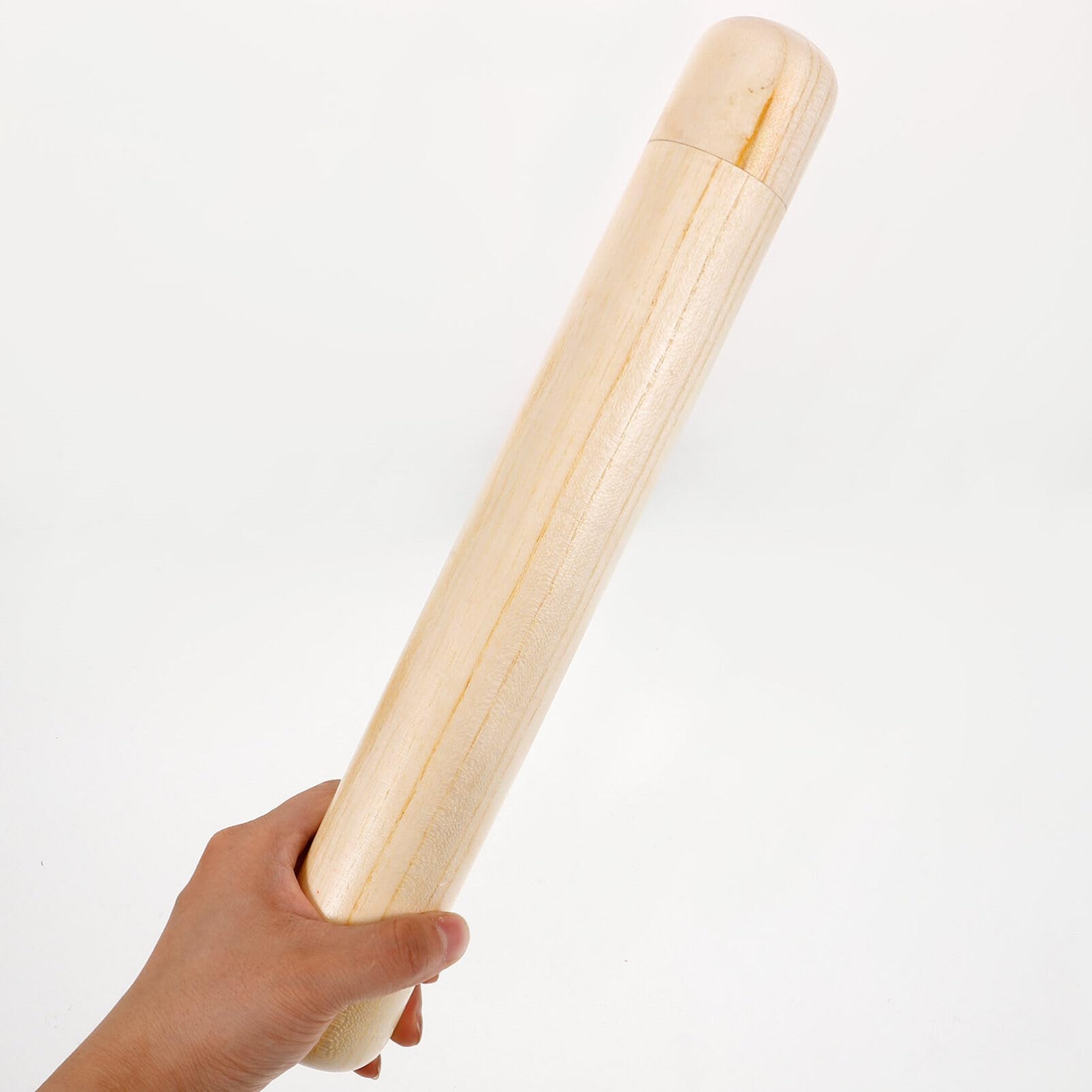 Toyvian Bâton de Pluie le Développement Sensoriel en Bois Beige pour Éducation Musicale Jouet Apaisant des Tout-petits en Milieu Éducatif