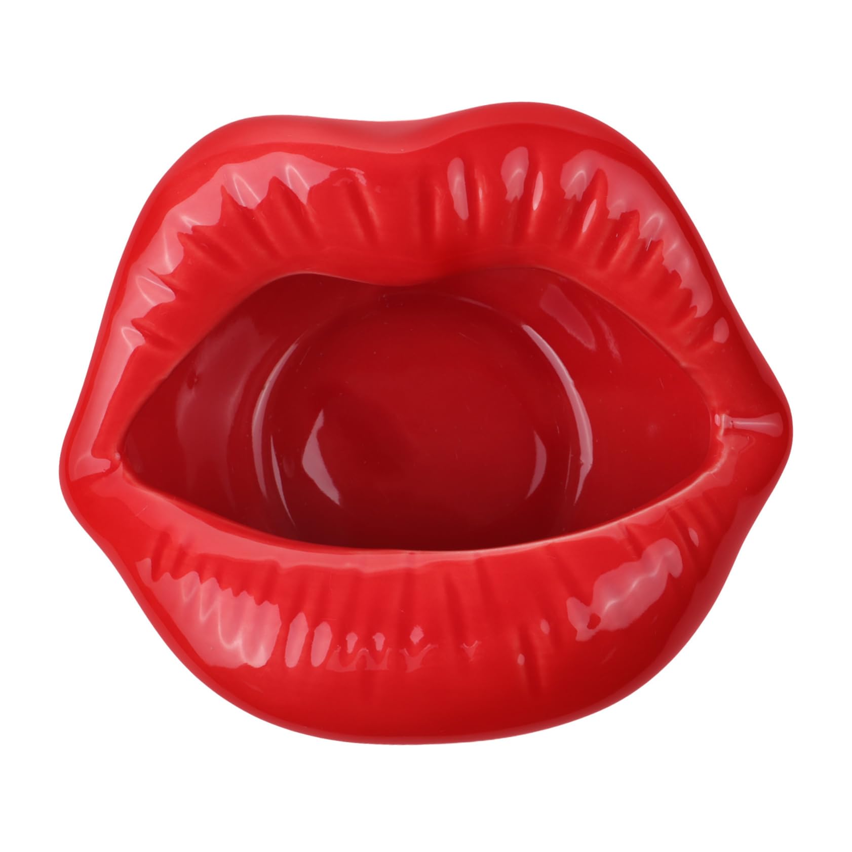 BESPORTBLE Lot De 2 Organiseurs De Maquillage Rotatifs Esthétiques Pour Rouge À Lèvres Plateau De Rangement Organiseurs De Cosmétiques Tubes À Bijoux Céramique Rouge