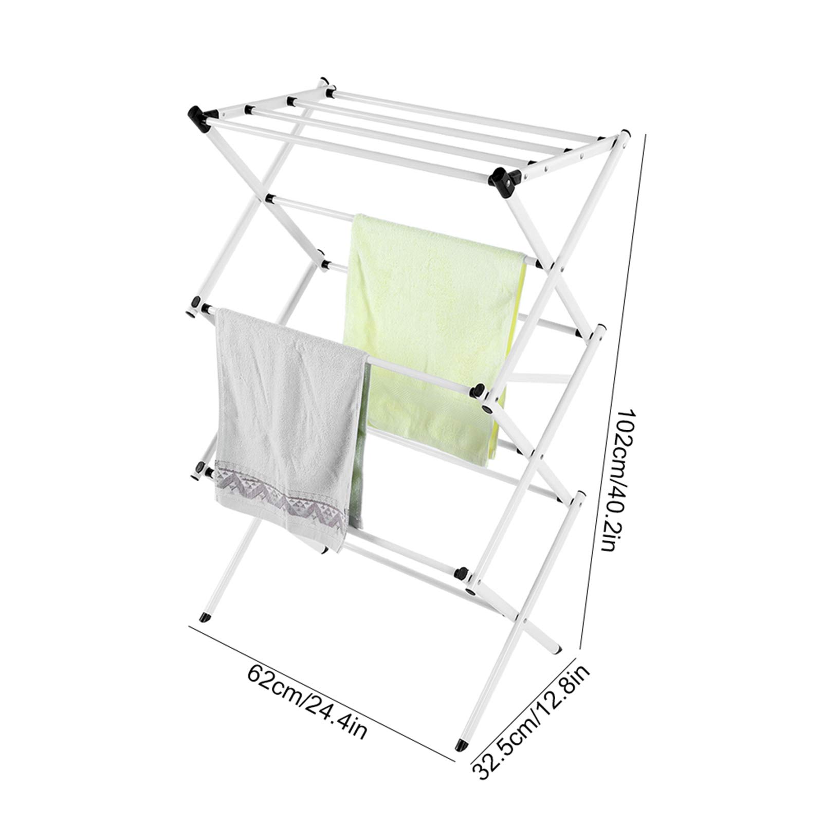 Yosoo Health Gear 3-poziomowy Suszarka na Ubrania, 102x62x32,5 Cm