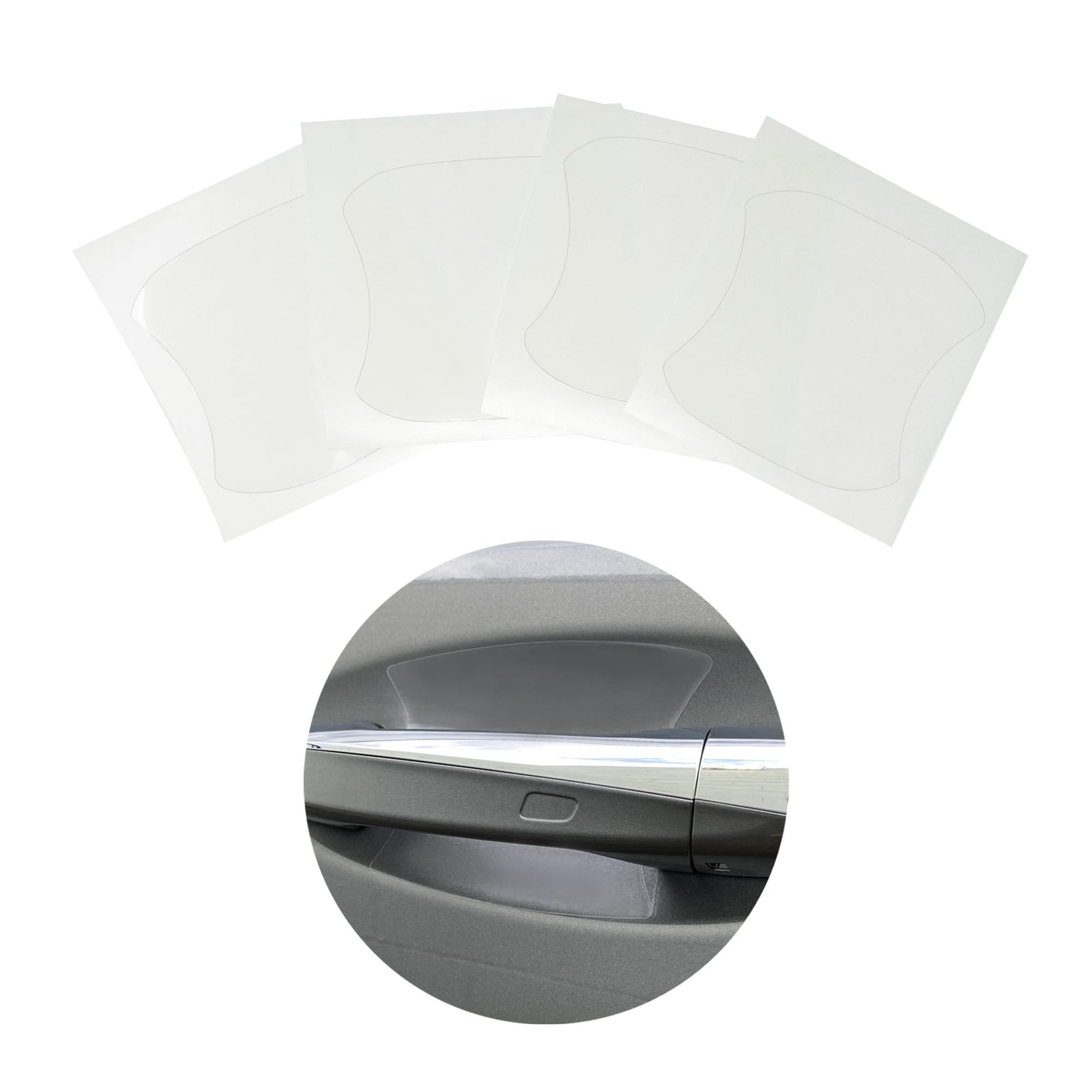 YelloPro Custom Fit Door Handle Cup 3M Scotchgard Anti Scratch Clear Bra Paint Protector Film Cover Self Healing PPF Guard Kit for 2020 2021 2022 2023 2024 2025 Mercedes-Benz GLB-Class SUV