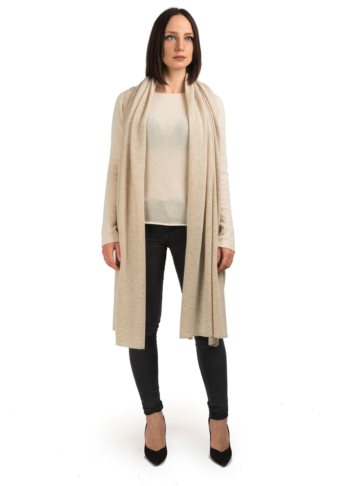Dalle Piane Cashmere - Estola 100% cachemira. Fabricado en Italia