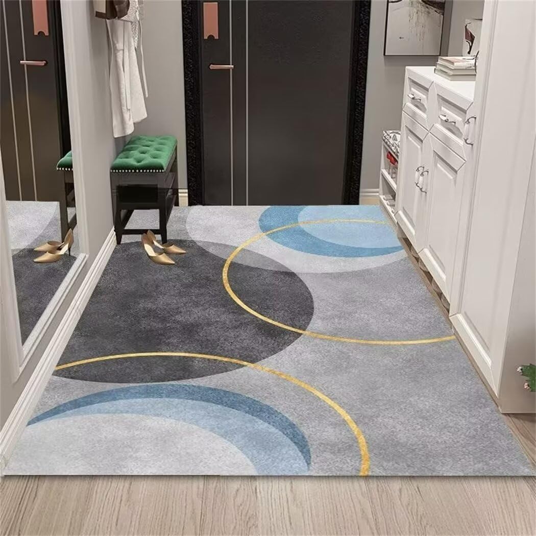 Tapis antidérapant gris 160x200cm pour sécuriser et protéger les sols de votre maison