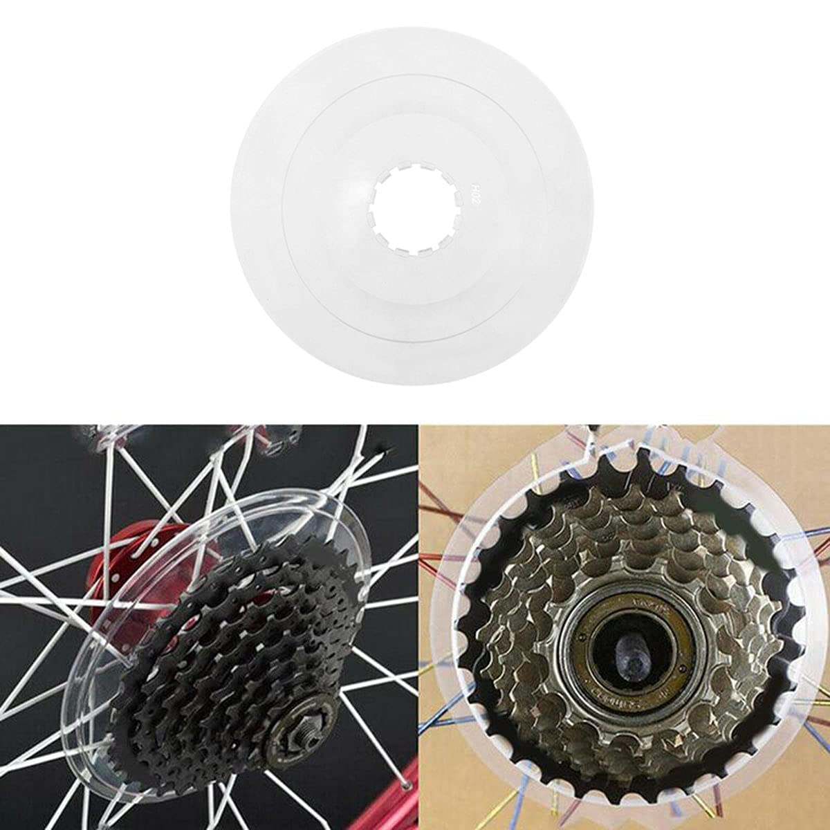 XCSSKG Freilauf Speichenschutz Mountainbike Fahrrad Schwungrad Schutz Rad Speichenschutz Abdeckung Teil für Mountainbike Rennrad Sport &