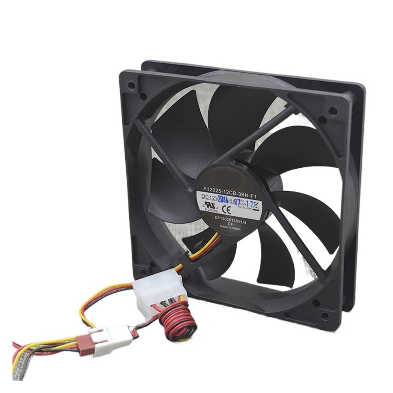 TYHUJKKL A12025-12CB-3BN-F1 12cm 12025 12V 0.16A 3 Line Power Supply Exhaust Chassis Fan