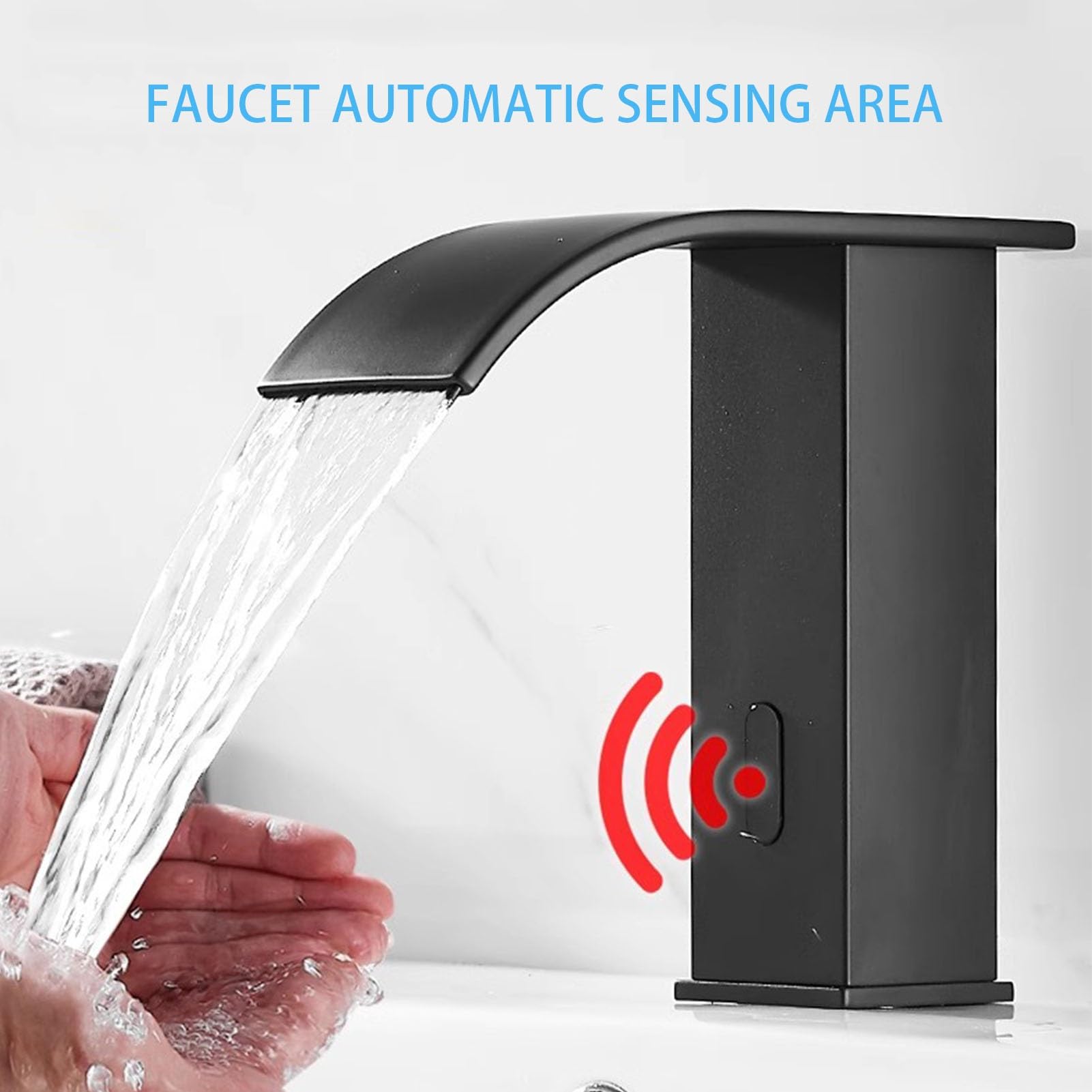 Rubinetto For Bagno Senza Tocco Sensore Automatico Rubinetto For Bagno Senza Tocco Sensore Di Movimento Automatico Rubinetti For Lavabo Con Miscelatore Di Temperatura, Rubinetto Intelligente