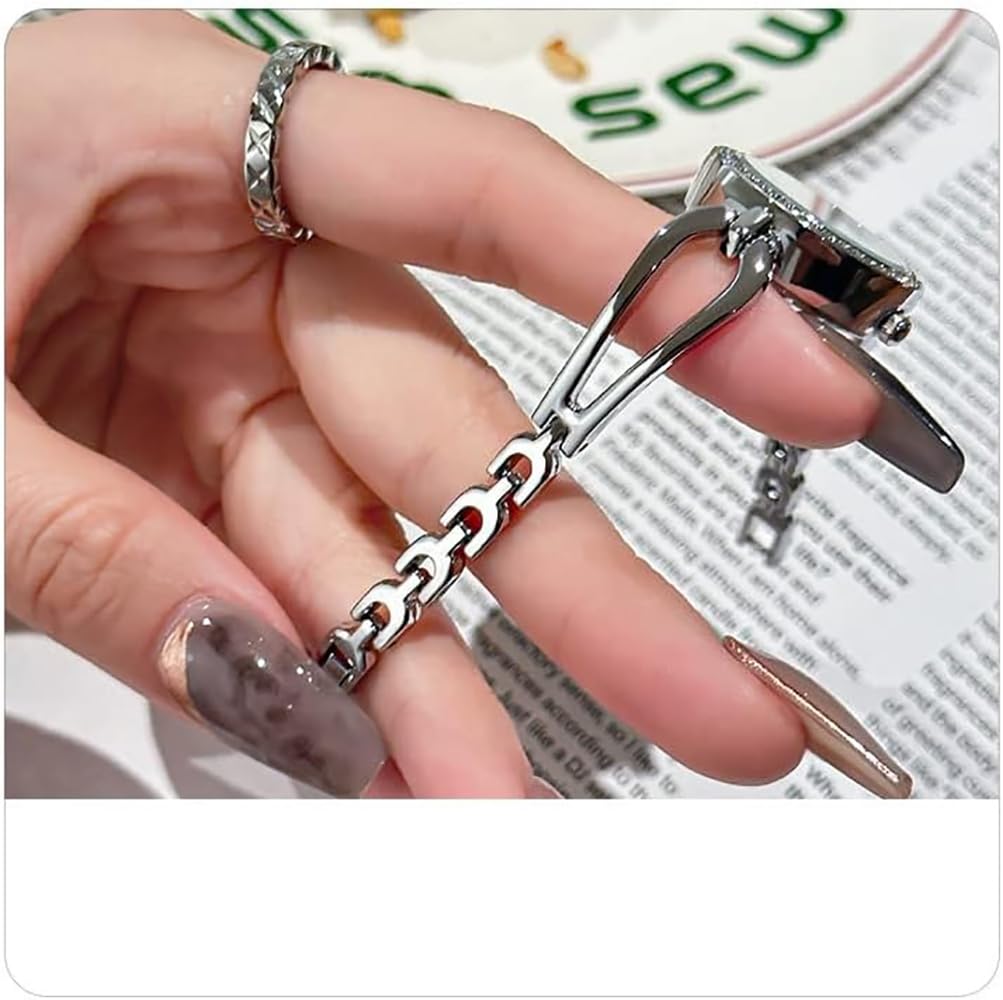 XCZAP Ladies Fashion Exquisite Compact Quartz Watch Elegant Luxury Silver Women Watches Designer Alloy Waterproof Bracelet Wristwatch
