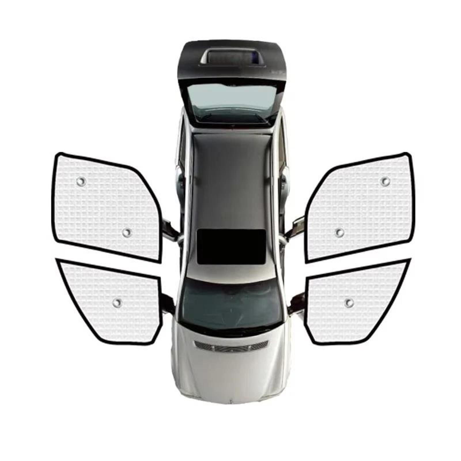 Para Ford Para Transit Para Custom 2012-2022 Parasol Lateral Parasol Viseras Ventana Accesorios Para Coche Parasol Coche Magnético(Front Windows)