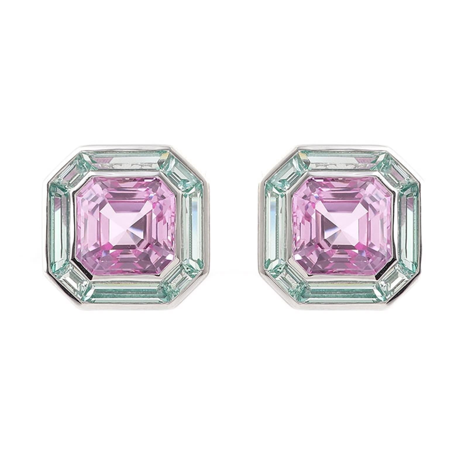 Prawdziwe kolczyki na sztyfcie, białe złoto, 9K/14K/18K, klasyczne kolczyki ze szlifem popielatym 2/3/4ct laboratoryjne, szafirowe, jasnoróżowe, niebieskie, Au 375/585/750 białe złoto, damskie